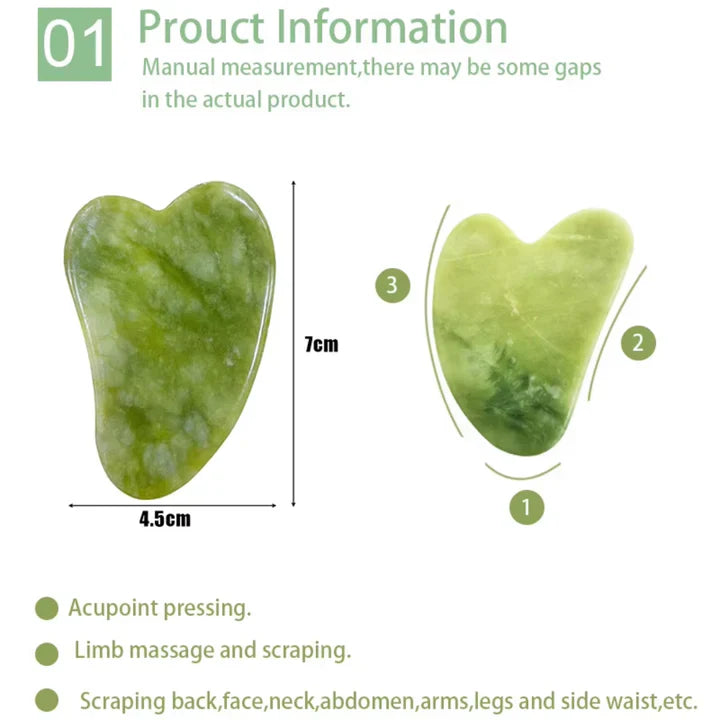 BowLift | Instant Glow Gua Sha & Jade Roller Set | For radiant skin and natural relaxation