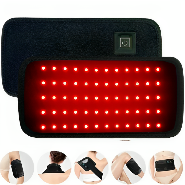 BowLift | At Home Infrared Red Light Therapy Belt Pad for Pain Relief with 60 LED