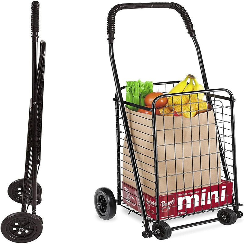 BowLift | Utility Carts with Wheels 90lbs  to be used for Shopping Grocery Laundry and Stair Climber Cart