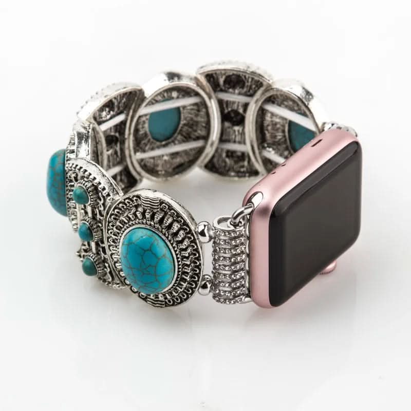 BowLift | Boho-Chic Bracelet for Smartwatches with Noble Turquoise Detail