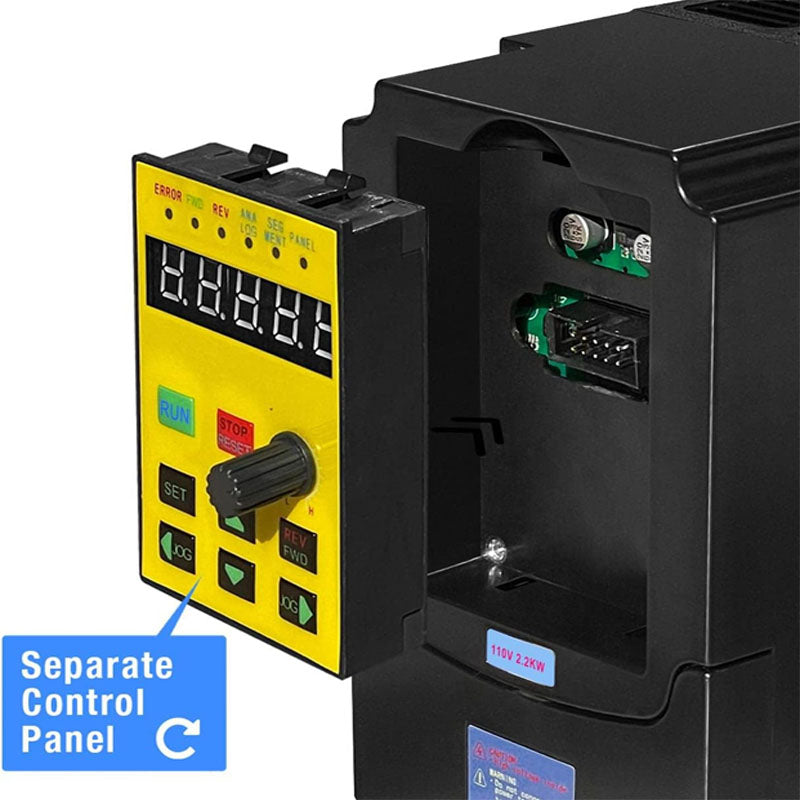 BowLift | Variable Frequency Drives 110V 1 Phase Input 3 Phase 0-400HZ Output 30A for CNC Motor and Spindle