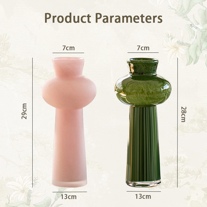 BowLift | Vase Ornaments Living Room Flower Arrangement, High-End Light Luxury Glass Decoration Vase
