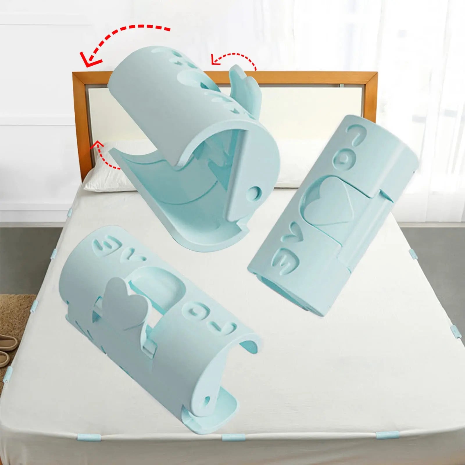 BowLift | Adjustable sheet holder – Never again slipping bed linen