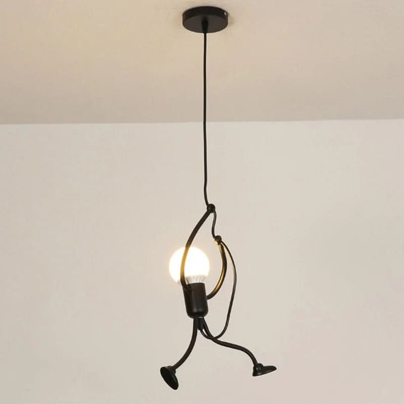 BowLift | Cheerful Doll-Shaped Adjustable Pendant Light