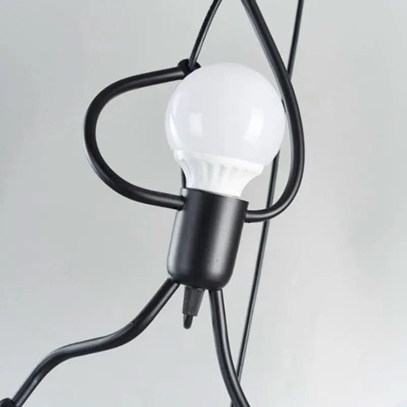 BowLift | Cheerful Doll-Shaped Adjustable Pendant Light