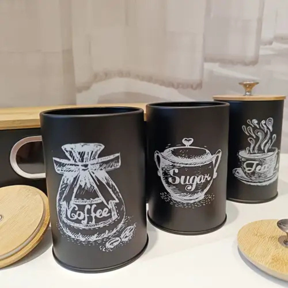 BowLift | Iron Airtight Storage Canister | 3pcs Set