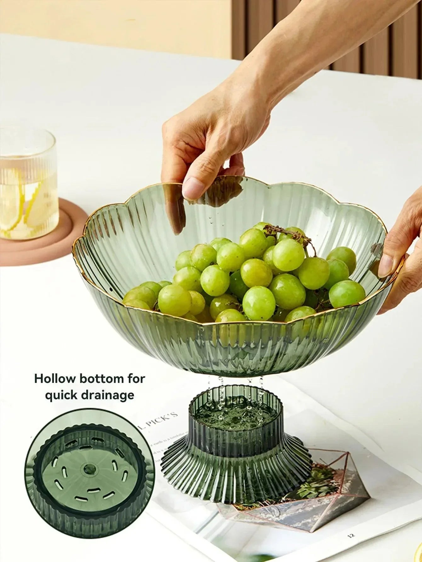 BowLift | FleurAura - Chic Luxury Fruit Bowl