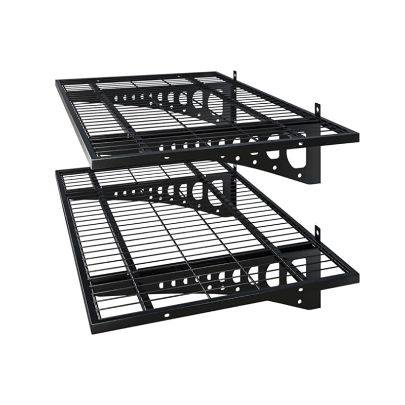 BowLift | Wall Mounted Garage Storage Shelving 2 Pack 2x3ft Loads 500 lbs Strong Garage Organiser Adjustable Shelf Heavy Duty Sturdy Wall Shelves