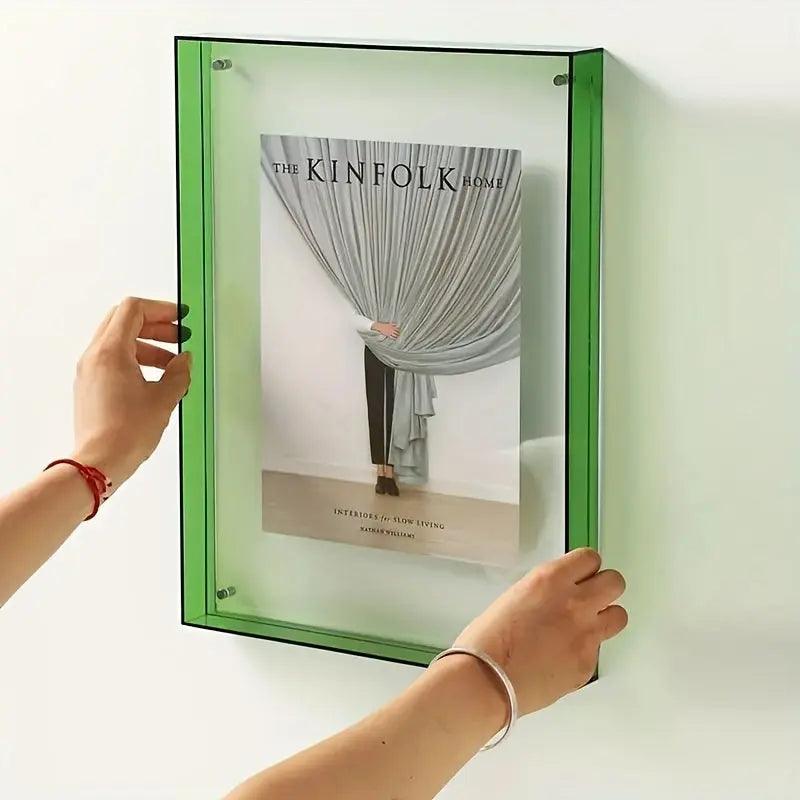BowLift | AuraFrame - Transparent Neon Light Photo Frame