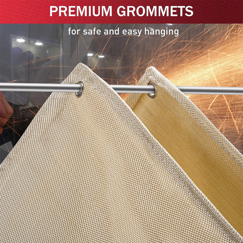 BowLift | Welding Blanket 2 Packs,4x6 ft,Heavy Duty Fiberglass Heat Resistant Fabric,Up To 1022°F Heat Resistant Blanket Set,High Temp Insulation Blanket for Industrial, Smoker, Camping, Grill