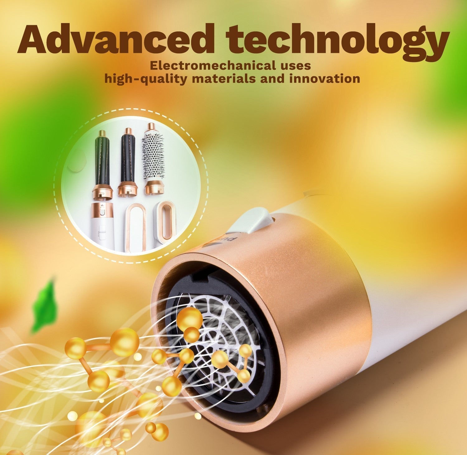 BowLift | 5-in-1 Hair Styler | Auto Curler, Blow Dryer & Flat Brush for All Hair Types at Home