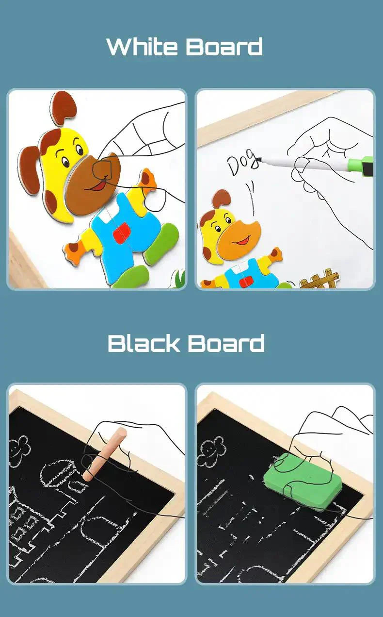 BowLift | 2-in-1 Montessori Drawing Board – Creative Learning & Reusable Kids Drawing Toy