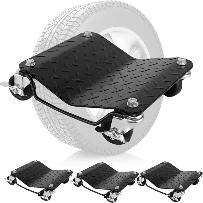 BowLift | Wheel Dolly of 4 Piece 6000 lbs/2722 kg Car Dollies for Moving Cars Trucks Trailers Motorcycles