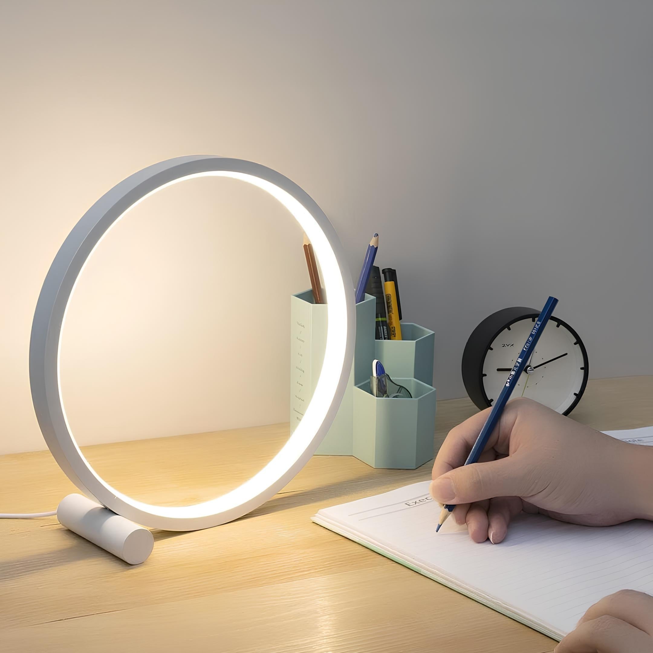 BowLift | LED Table Lamp Ring Dimmable Bedside Light