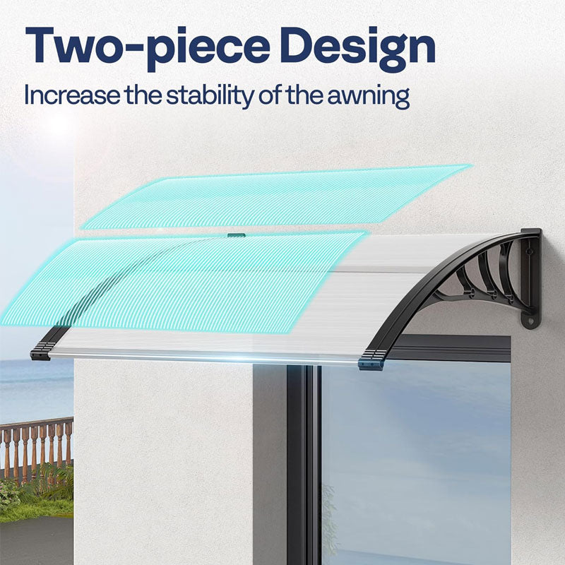 BowLift | Large Water Tank Sunshade And Rainproof, Aluminum Alloy Bracket Canopy, Balcony Eaves Courtyard