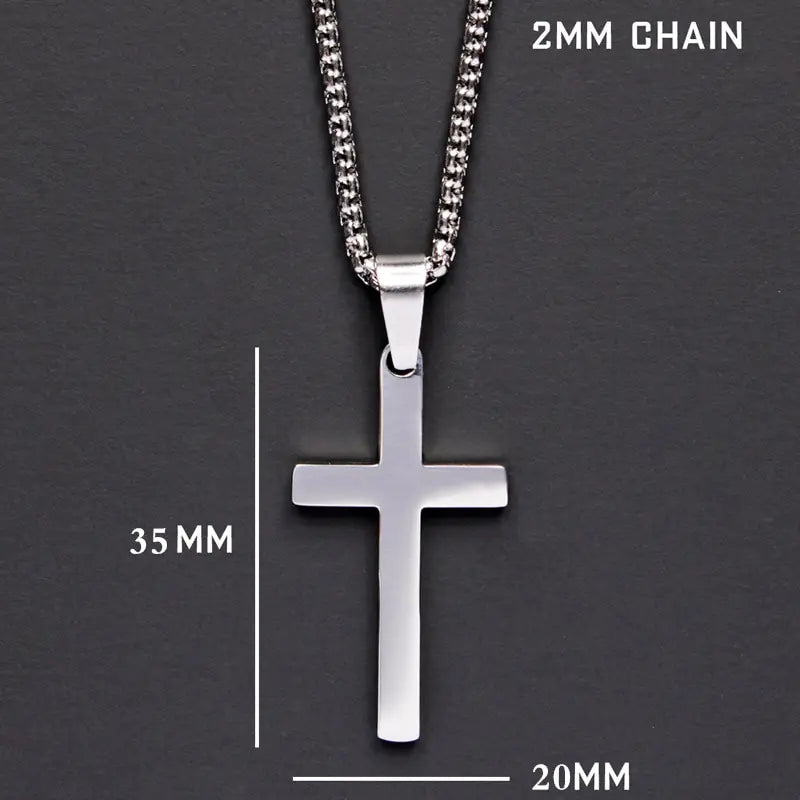 BowLift | Classic Cross Men's Necklace