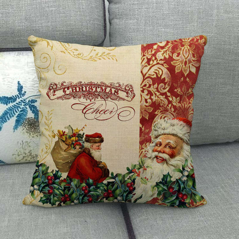 BowLift | Festive 18-Inch Velvet Pillowcase with Hidden Zipper for Christmas Decoration