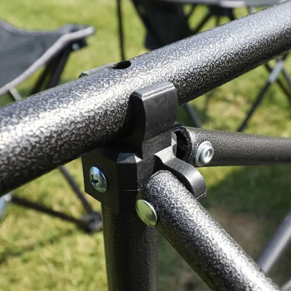 BowLift | Foldable camping table with X-frame & heat-resistant surface