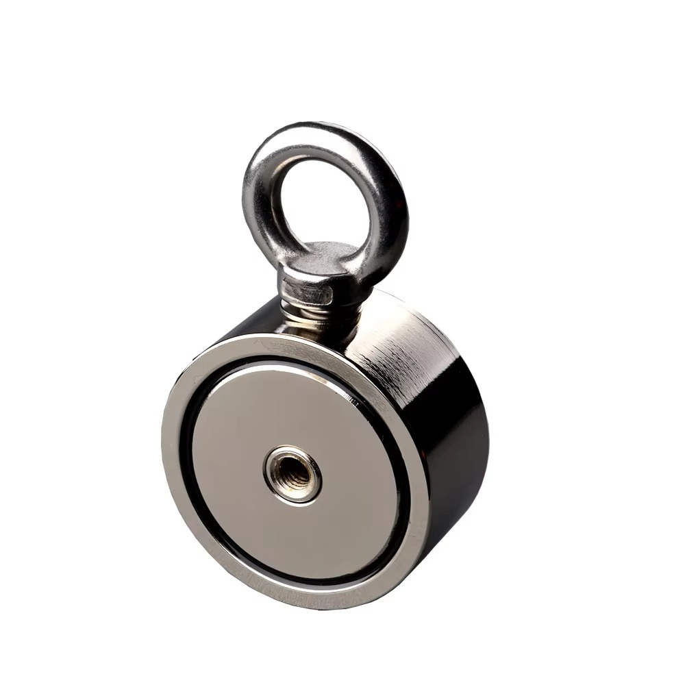 BowLift | Dual Strength Fishing Magnet Kit - N52 Neodymium 80/120KG Force with 10m Rope