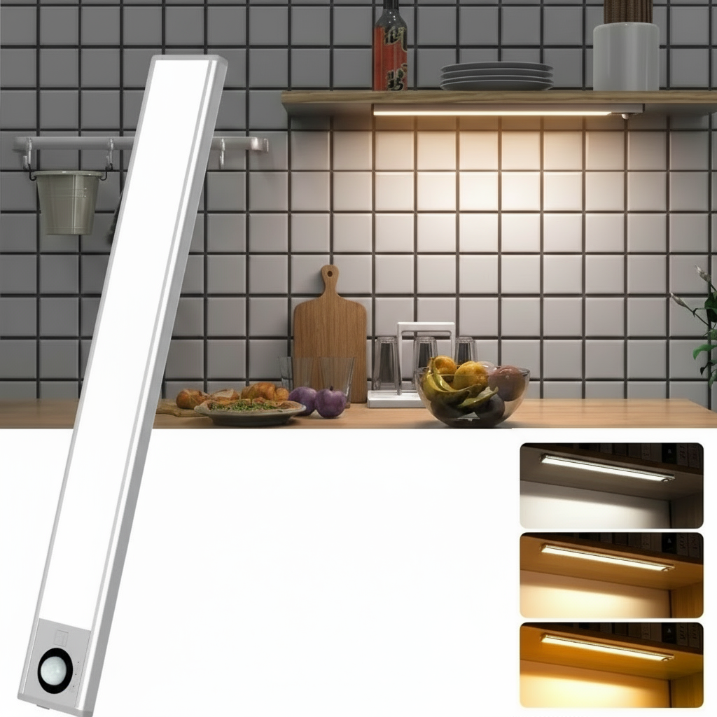 BowLift | GlowSense LED Motion Sensor Closet Light | Wireless | Energy Efficient | Easy Installation