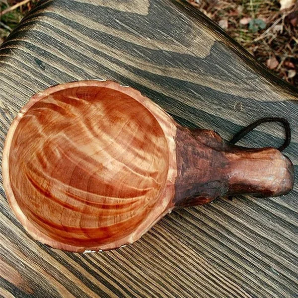 BowLift | Wooden Cup - WildSip - Handmade Animal Design - Adventurous Hydration