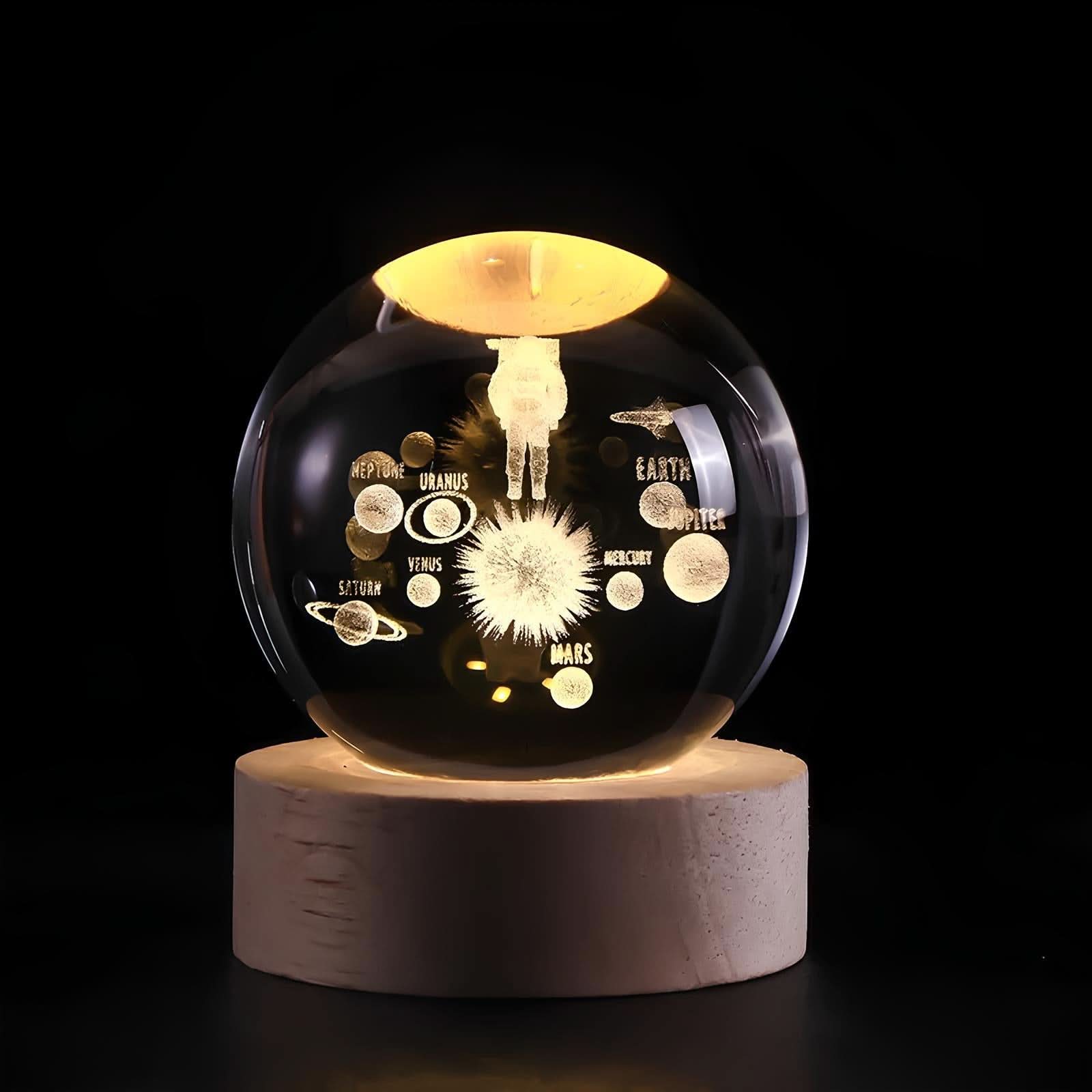 BowLift | Luminous Crystal Ball LED Night Light Decor