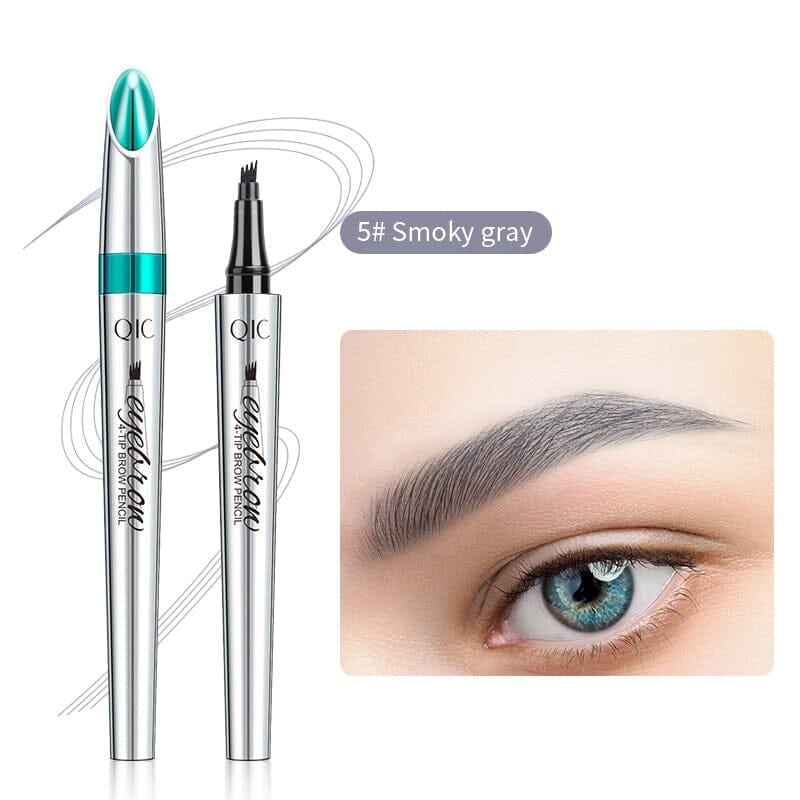 BowLift | 3D Waterproof Microblading Eyebrow Pen 4 Fork Tip Tattoo Pencil