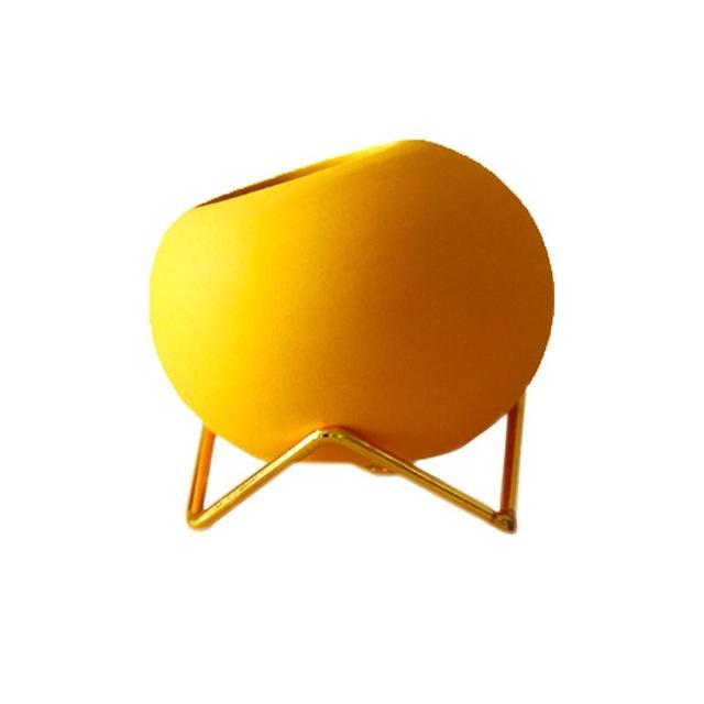 BowLift | Abstract Colors Ceramic Flower Pots with Stand