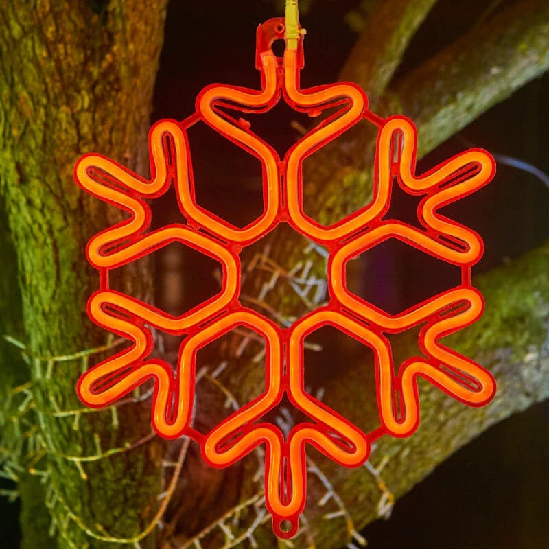 FrostGlow – Snowflake Garden Light