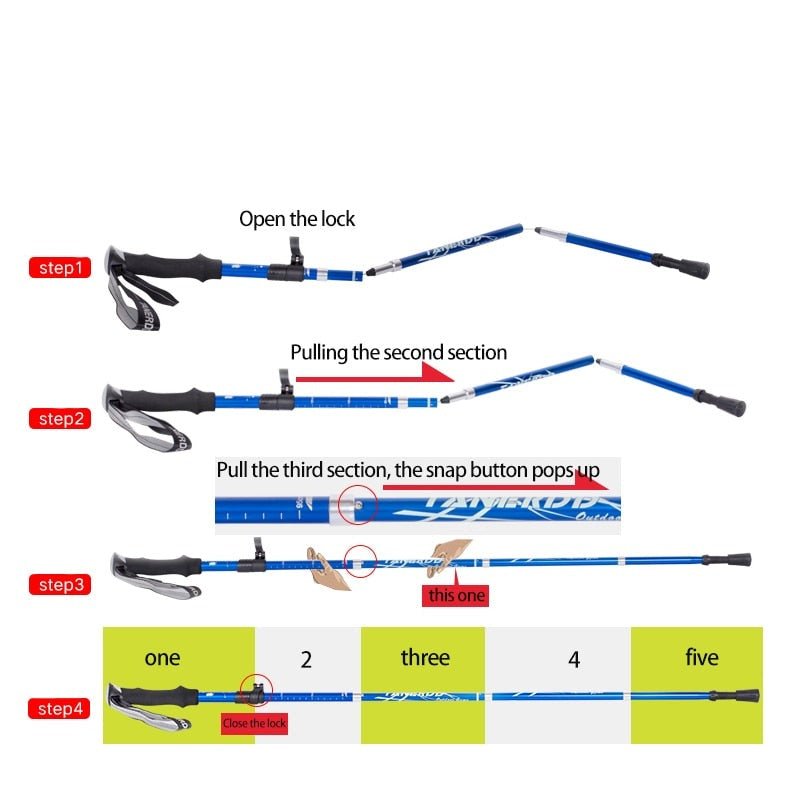 BowLift | Telescopic Trekking Poles - For ultimate adventure comfort outdoors