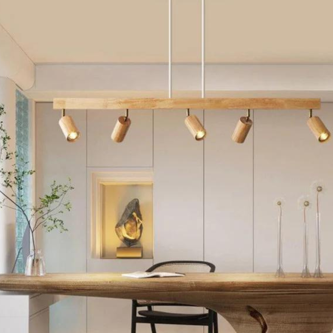 BowLift | Adjustable Wooden Ceiling Spotlight - EcoLux