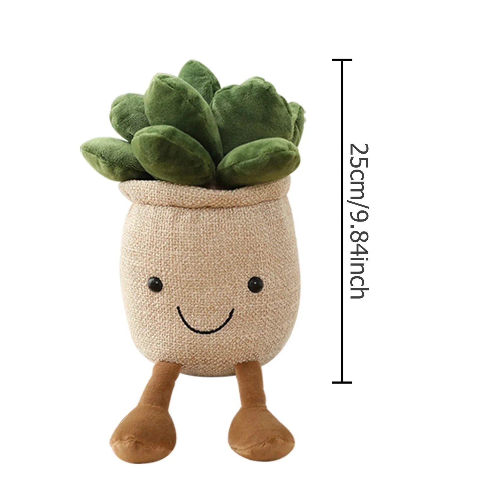 BowLift | Adorable Succulent Plush Cushion: Soft, Cuddly Plant Decoration