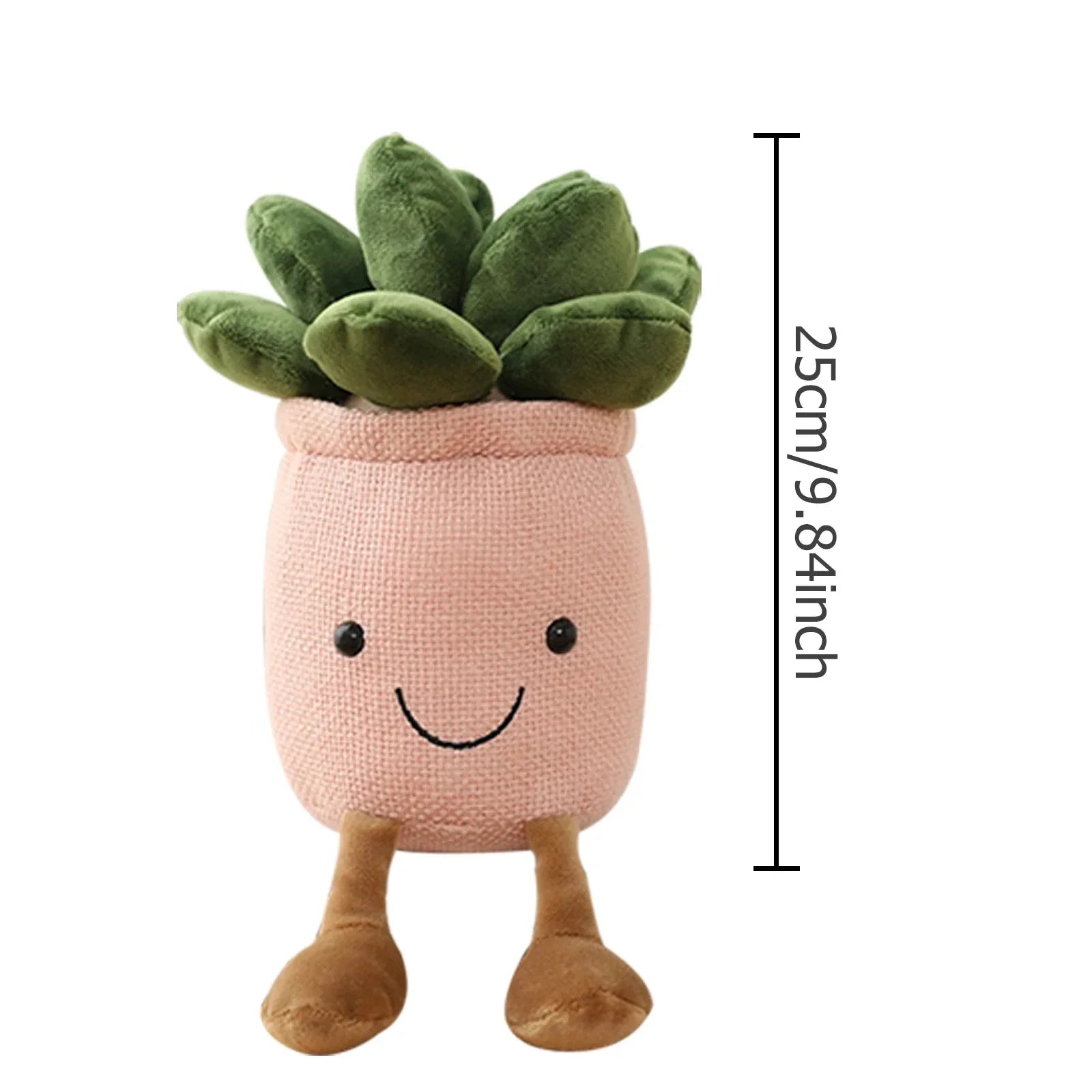 BowLift | Adorable Succulent Plush Cushion: Soft, Cuddly Plant Decoration