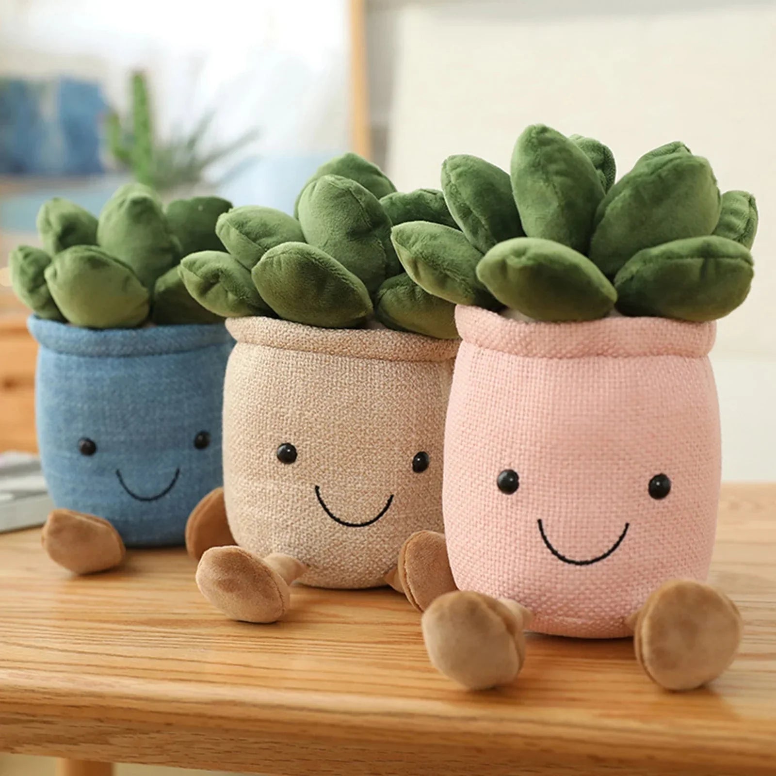 BowLift | Adorable Succulent Plush Cushion: Soft, Cuddly Plant Decoration