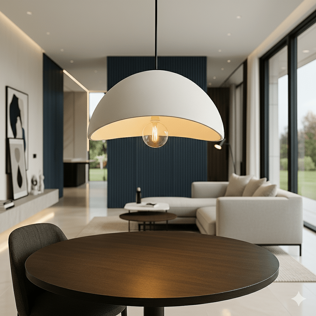 BowLift | AMBRA SHINE – Elegant Pendant Light with Dimmable Warm Glow