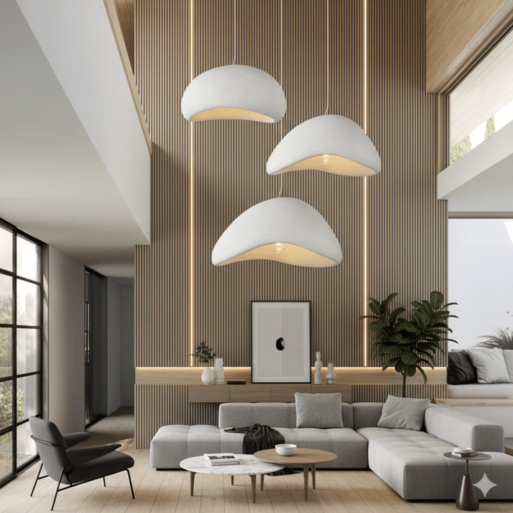 BowLift | AMBRA SHINE – Elegant Pendant Light with Dimmable Warm Glow