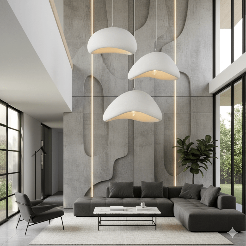 BowLift | AMBRA SHINE – Elegant Pendant Light with Dimmable Warm Glow