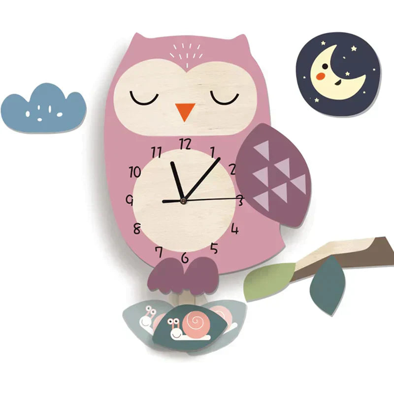 BowLift | Frendorf – Children's pendulum clock with animal designs