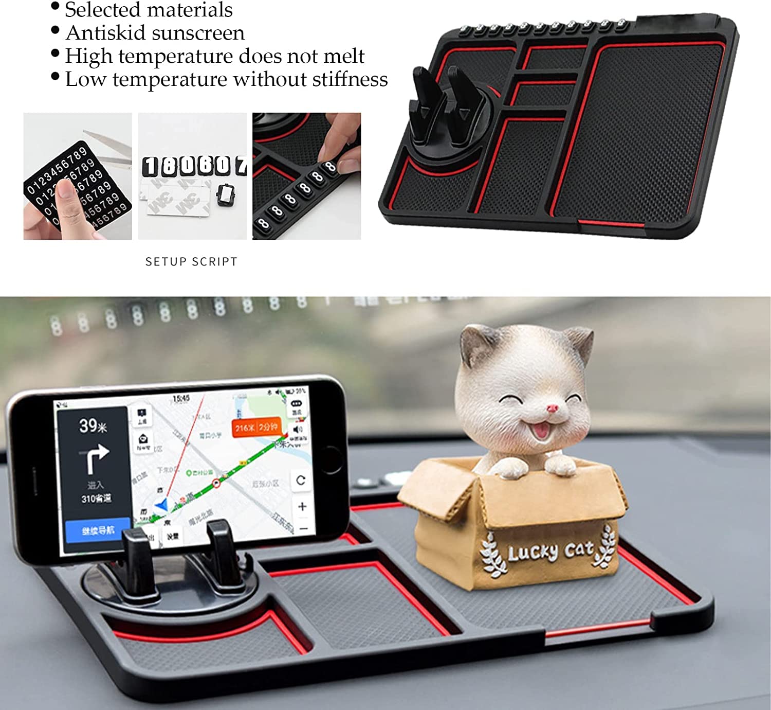 BowLift | Car Dashboard Anti Slip Mobile Holder