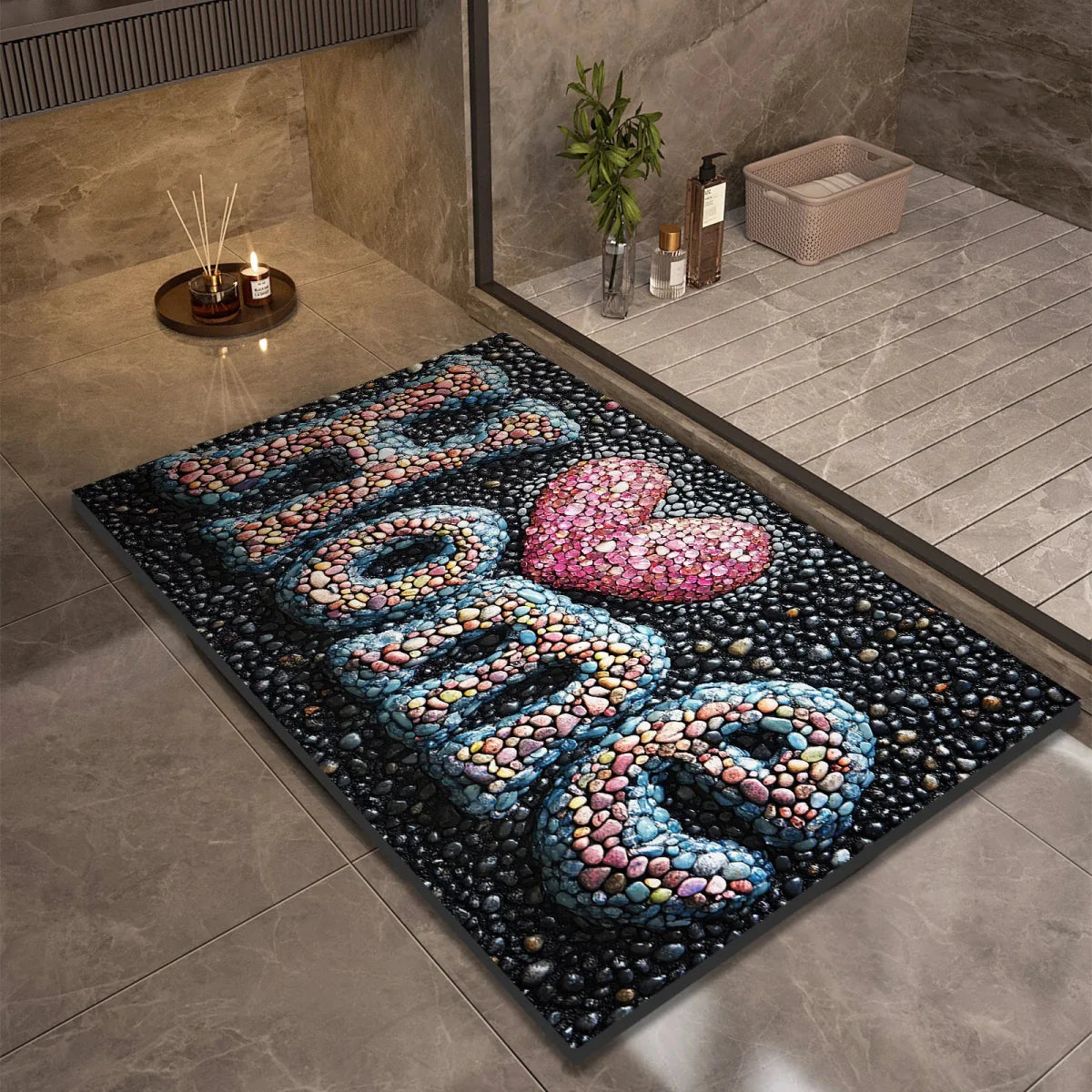 BowLift | AQUASOFT BATH MAT – Diatomite Bath Mat for Safety & Comfort