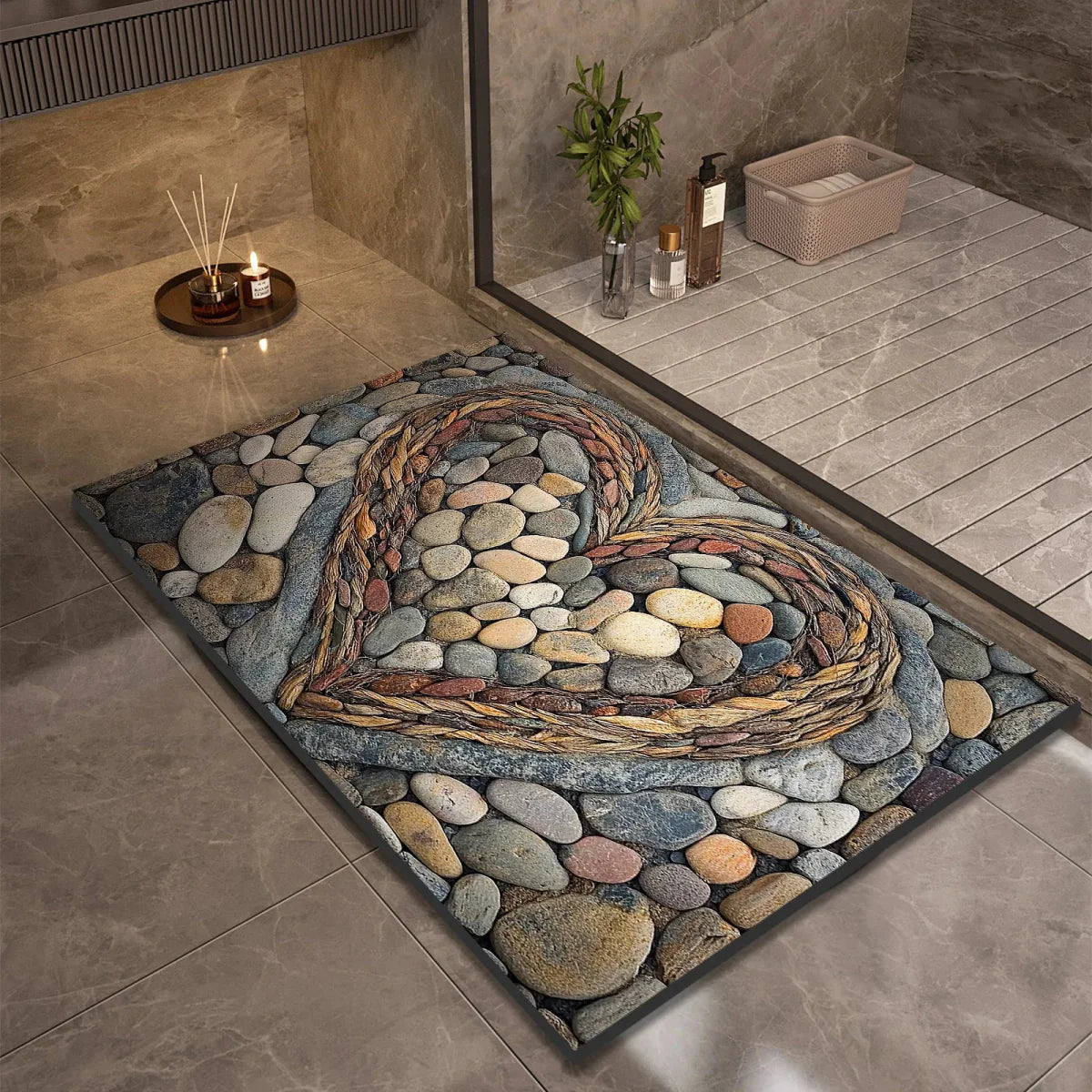BowLift | AQUASOFT BATH MAT – Diatomite Bath Mat for Safety & Comfort