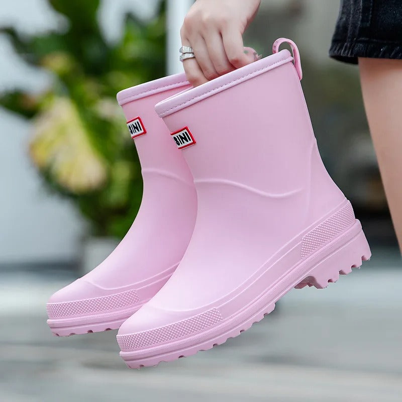 BowLift | AquaStride 2.0 | Stylish Mid-Calf Waterproof Rain Boots for Women