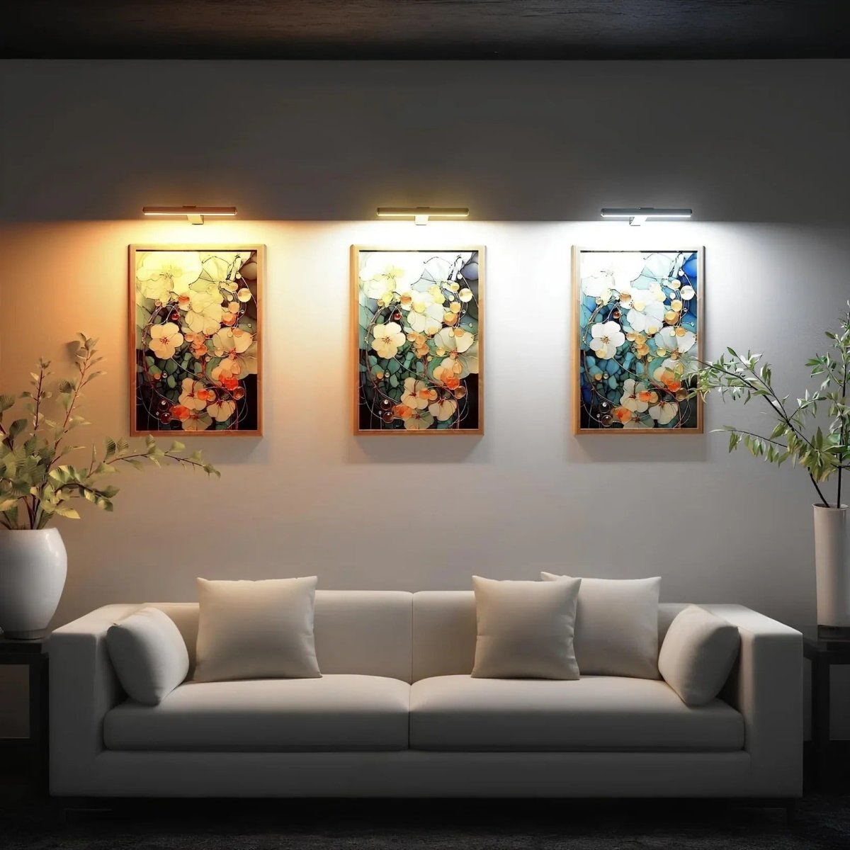 BowLift | ArtGlow LED Wall Lamp – Wireless Lighting for Art and Decoration