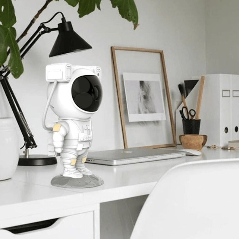BowLift | Astronaut Galaxy Projector | 8 Adjustable Nebula Colors & Remote Control for Relaxation and Stargazing