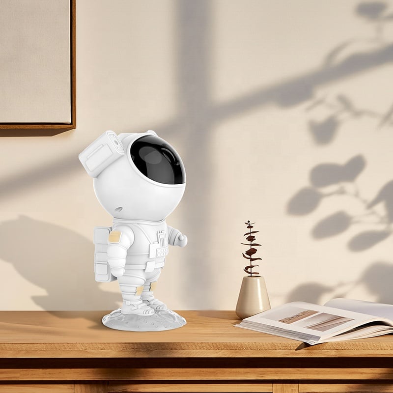 BowLift | Astronaut Galaxy Projector | 8 Adjustable Nebula Colors & Remote Control for Relaxation and Stargazing