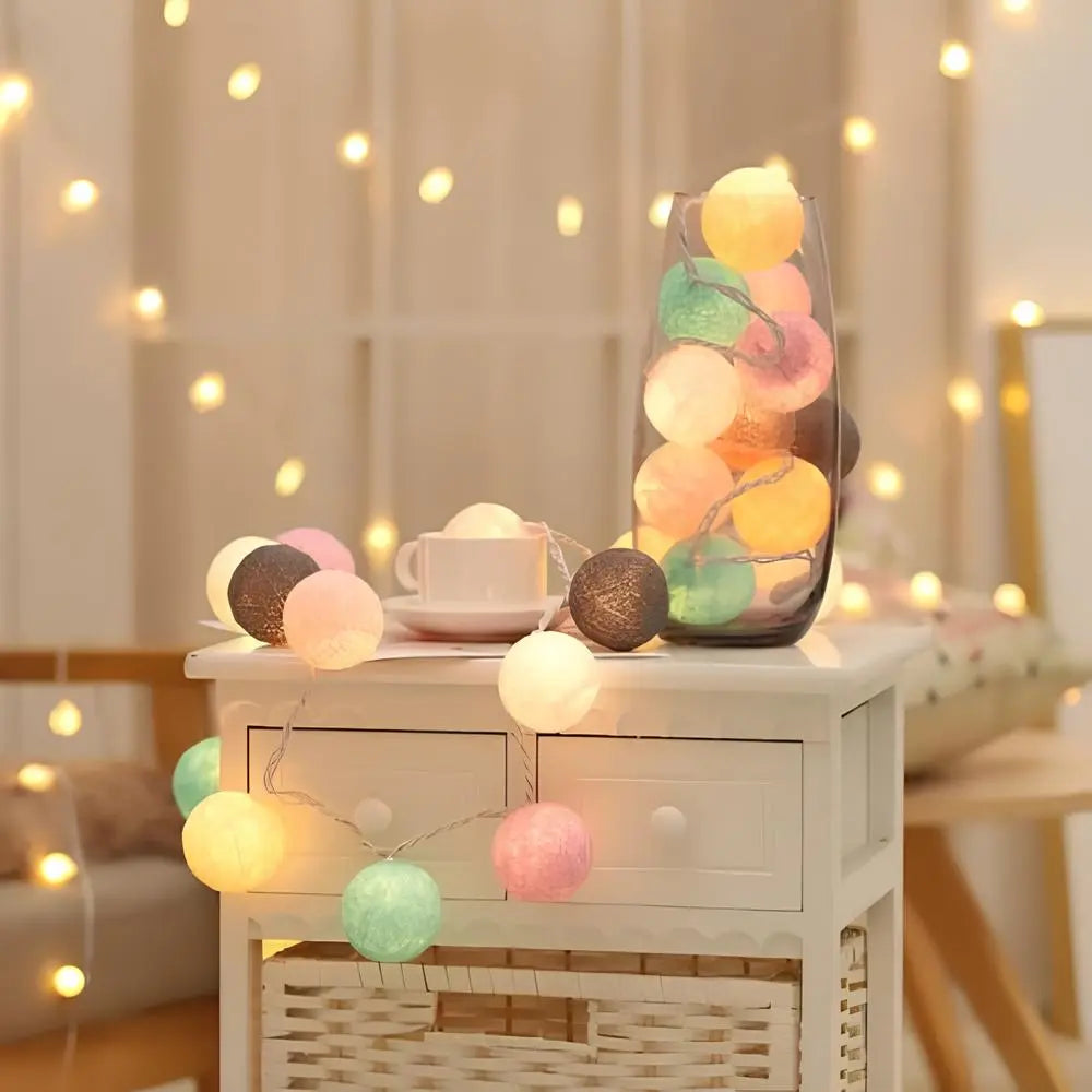 BowLift | Atmospheric Ball String Lights - LumaBreeze