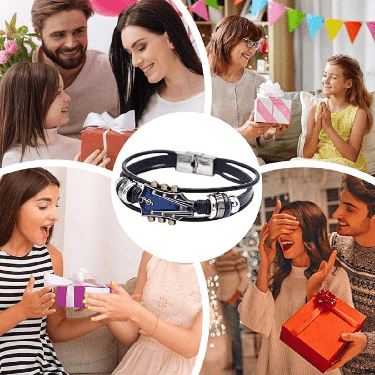 BowLift | AXECHORD – Guitar Leather Bracelet with Vintage-Inspired Design