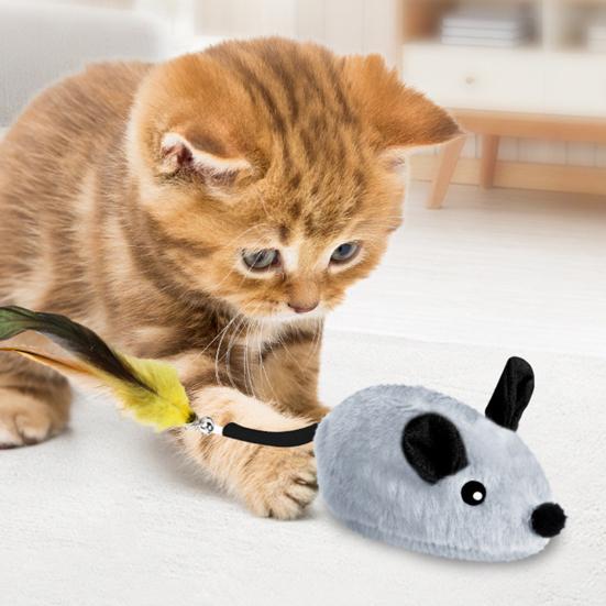 BowLift | Cat Toy Interactive Plush Mouse with Tail