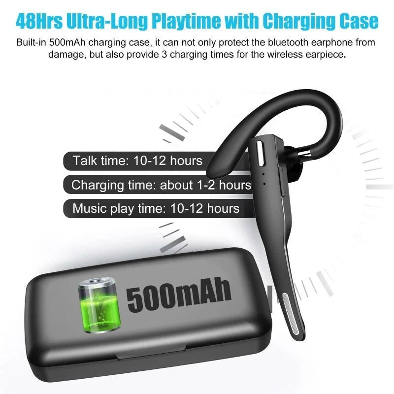 BowLift | Wireless Trucker Bluetooth 5.1 Earphone Headset
