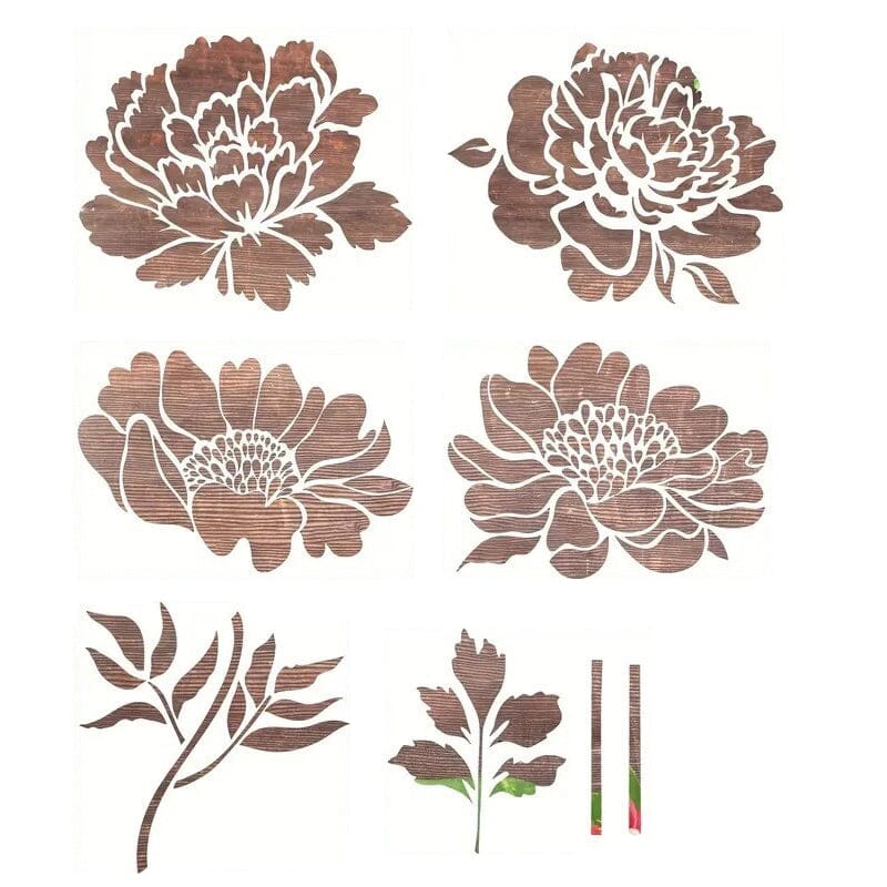 BowLift | DIY Decoration - Garden Fence Large Flower Drawing Templates
